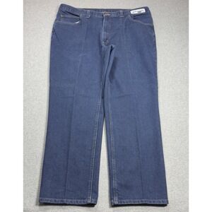 Carthartt Jeans Mens 42x30 Modern Fit Straight Indigo Denim Heavy Duty Workwear